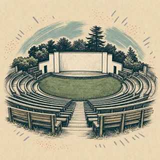 Illustration of Brighton Open Air Theatre
