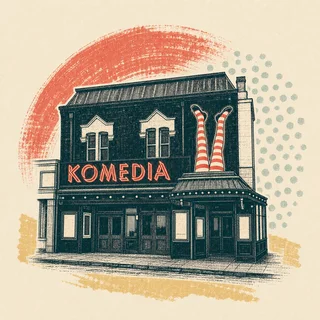 Illustration of Komedia
